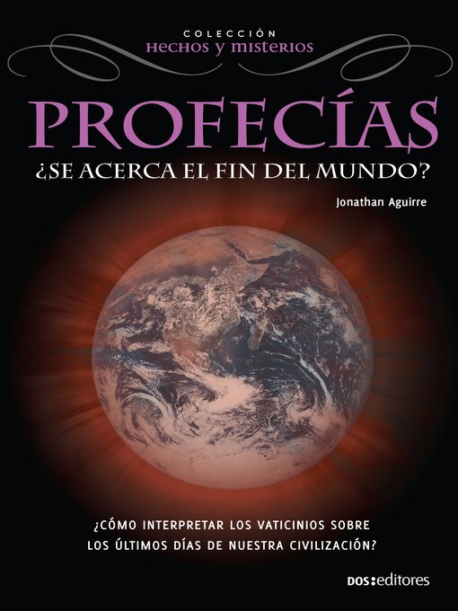 Title details for Profecías by Jonathan Aguirre - Available